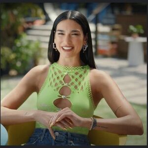 Lime Green Sleeveless Top